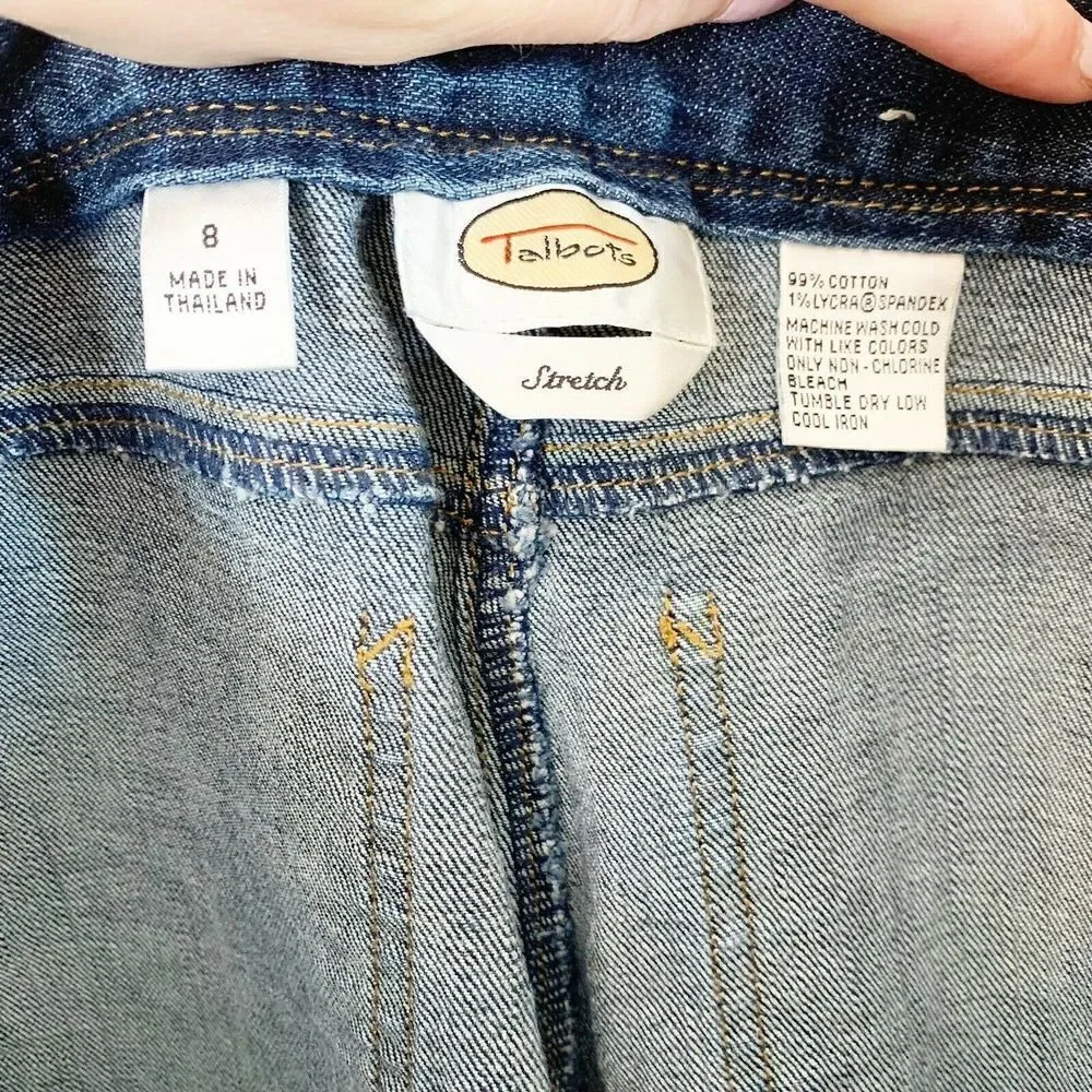 Talbots Women’s Straight Leg Stretch Jeans Size 8